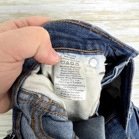 Everlane The Authentic Stretch High-Rise Button Fly Skinny Jeans - Picture 8 of 8